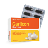 Garlicon Heart Care Capsules - Regulates and protects heart funtion with garlic (Allium Sativum)